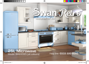 Manual Swan SM22085BLN Microwave