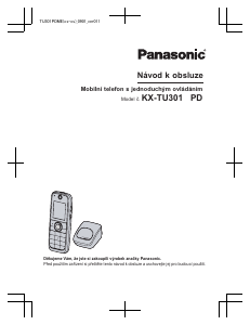 Manuál Panasonic KX-TU301PDME Mobilní telefon