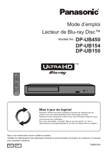 Mode d’emploi Panasonic DP-UB450EF Lecteur de blu-ray