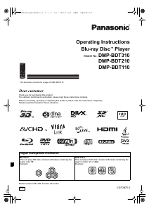 Handleiding Panasonic DMP-BDT210EB Blu-ray speler