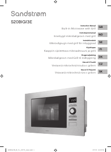 Manual Sandstrøm S20BIG13E Microwave