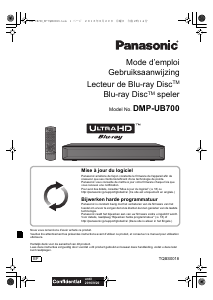 Mode d’emploi Panasonic DMP-UB700EF Lecteur de blu-ray