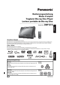 Bedienungsanleitung Panasonic DMP-B15EG Blu-ray player