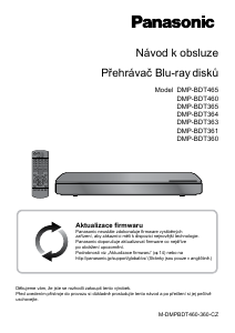 Manuál Panasonic DMP-BDT361 Přehrávač Blu-ray