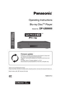 Handleiding Panasonic DP-UB9000EB Blu-ray speler
