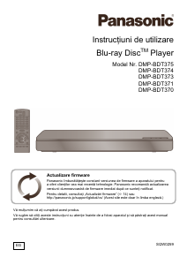 Manual Panasonic DMP-BDT375EG Blu-ray player