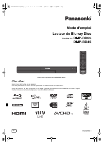 Mode d’emploi Panasonic DMP-BD45EF Lecteur de blu-ray