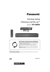 Instrukcja Panasonic DP-UB820EG Odtwarzacz Blu-ray