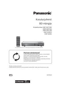 Kasutusjuhend Panasonic DMP-BDT160 Blu-ray-mängija