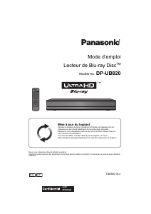 Mode d’emploi Panasonic DP-UB820EF Lecteur de blu-ray