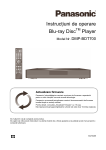 Manual Panasonic DMP-BDT700EG Blu-ray player