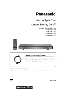 Manuale Panasonic DMP-BDT385EG Lettore blu-ray