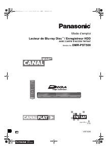 Mode d’emploi Panasonic DMR-PST500EF Lecteur de blu-ray