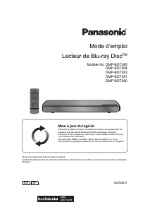 Mode d’emploi Panasonic DMP-BDT384EG Lecteur de blu-ray