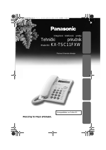 Priručnik Panasonic KX-TSC11FXW Telefon