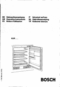 Manual Bosch KUR15440 Refrigerator