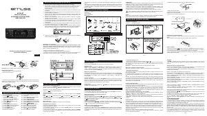 Mode d’emploi Muse M-1268 BT Autoradio