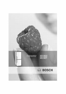 Bedienungsanleitung Bosch KGV36X52 Kühl-gefrierkombination