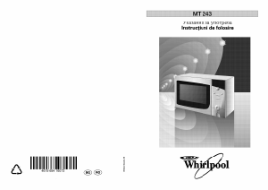 Manual Whirlpool MT 243/WH Cuptor cu microunde