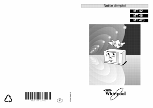 Mode d’emploi Whirlpool MT 428 WH Micro-onde