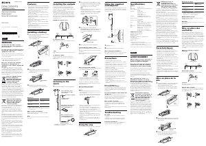 Manual de uso Sony MDR-NC33 Auriculares