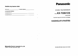 Használati útmutató Panasonic KX-T2261CE Telefon