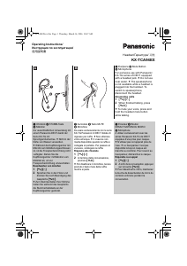 Manual de uso Panasonic KX-TCA94EX Headset