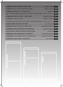 Mode d’emploi Hoover HCNP 4270 Réfrigérateur combiné