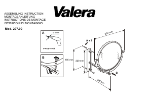 Mode d’emploi Valera Optima Bar Miroir