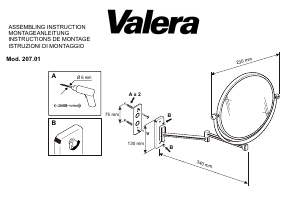 Instrukcja Valera Optima Classic Lustro