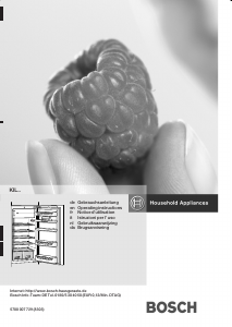 Mode d’emploi Bosch KIL24471FF Réfrigérateur