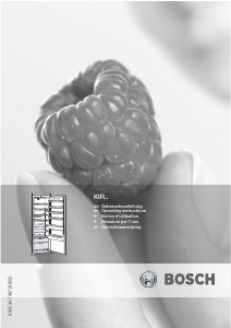 Manuale Bosch KIR38A41 Frigorifero