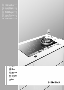 Manual de uso Siemens EA125501 Placa