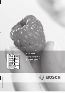 Manual de uso Bosch KSK38430 Refrigerador