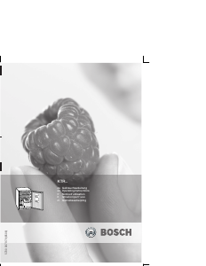 Manuale Bosch KTR18P20FF Frigorifero