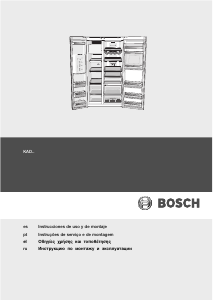 Εγχειρίδιο Bosch KAD62P91 Ψυγειοκαταψύκτης