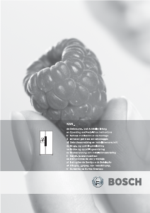 Manuale Bosch KAN58P90 Frigorifero-congelatore