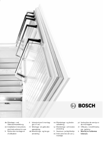 Bruksanvisning Bosch KAN58P95 Kjøle-fryseskap