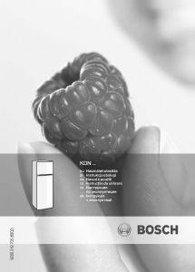 Посібник Bosch KDN30V03 Холодильник із морозильною камерою