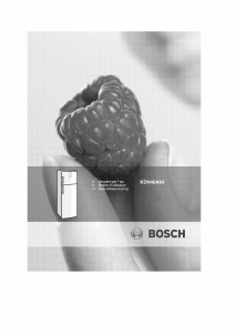 Mode d’emploi Bosch KDN40A64 Réfrigérateur combiné