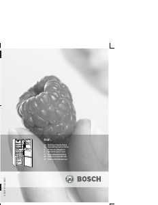 Manual de uso Bosch KGF33240 Frigorífico combinado