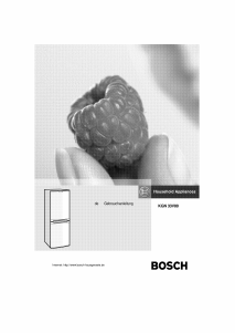 Bedienungsanleitung Bosch KGN33V00 Kühl-gefrierkombination