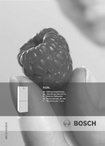Manual de uso Bosch KGN36S58 Frigorífico combinado