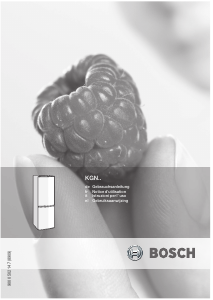 Mode d’emploi Bosch KGN46A44 Réfrigérateur combiné