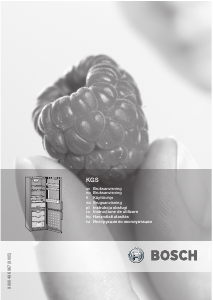 Manual Bosch KGS36X11 Combina frigorifica