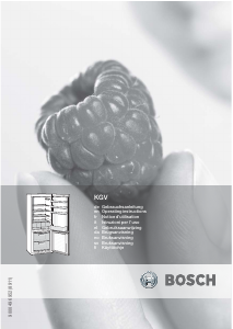Käyttöohje Bosch KGV24C00 Jääkaappipakastin