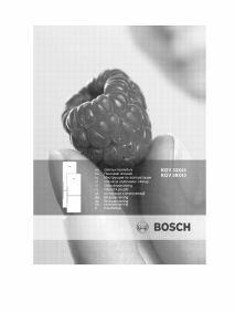 Handleiding Bosch KGV33X44 Koel-vries combinatie