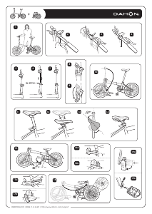 Návod Dahon Curve D3 Skladací bicykel