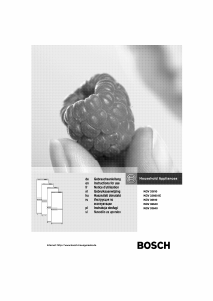 Руководство Bosch KGV33640 Холодильник с морозильной камерой