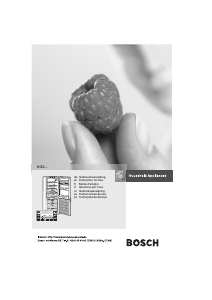 Manual Bosch KGX28M40 Fridge-Freezer